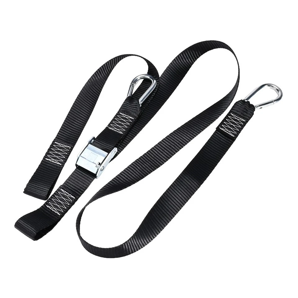 1.5 inch Motorcycle Cam Buckle Tie Downs With Carabiner Hook, 1200lbs. BS manufacturers